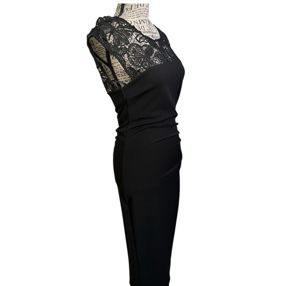 HALE BOB Black Lace Trim Short Sleeved
Bodycon Dress (S) NWT - Picture 8 of 17